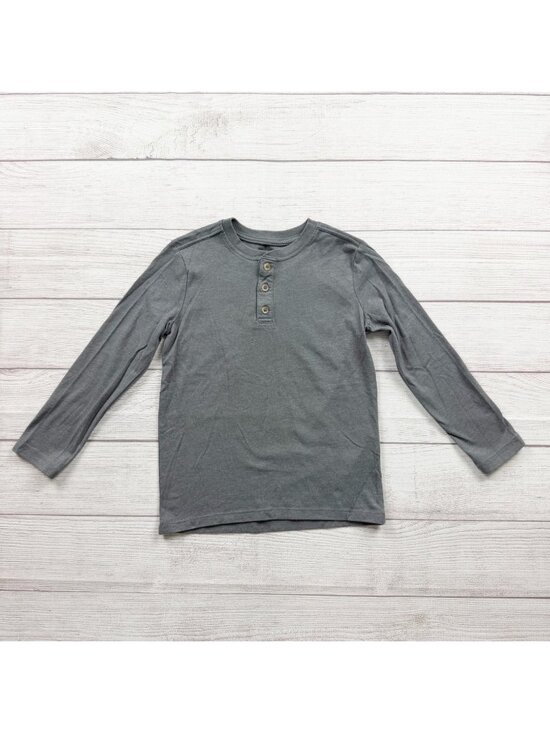 wonder nation Other - Wonder Nation Boys Long Sleeve Henley Gray Shirt 6-7